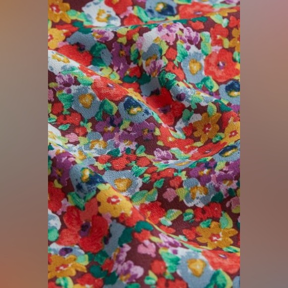 Floral skirt, viscose, size 2 - Picture 4 of 5